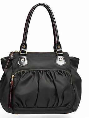 MZ Wallace Black Bedford Nylon Bag Multi Purpose Pockets & Compartments